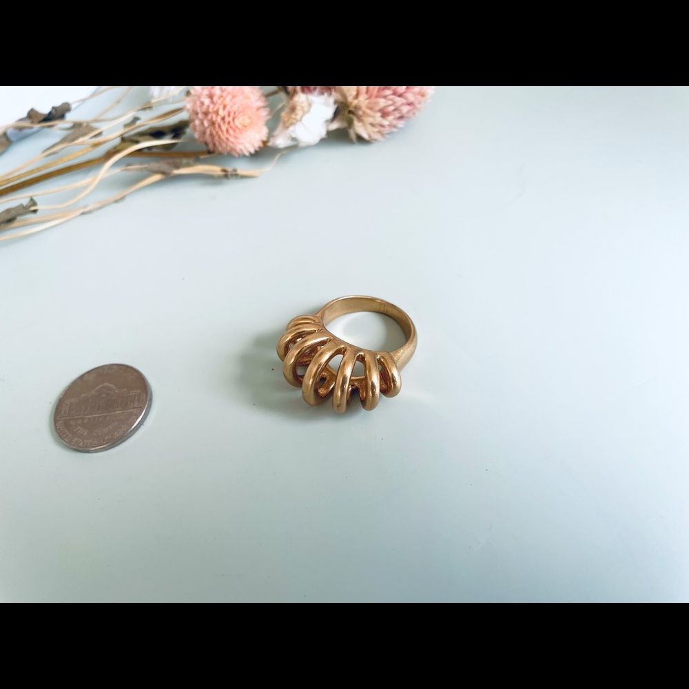 India Hicks Gold Tone Ring Size 9